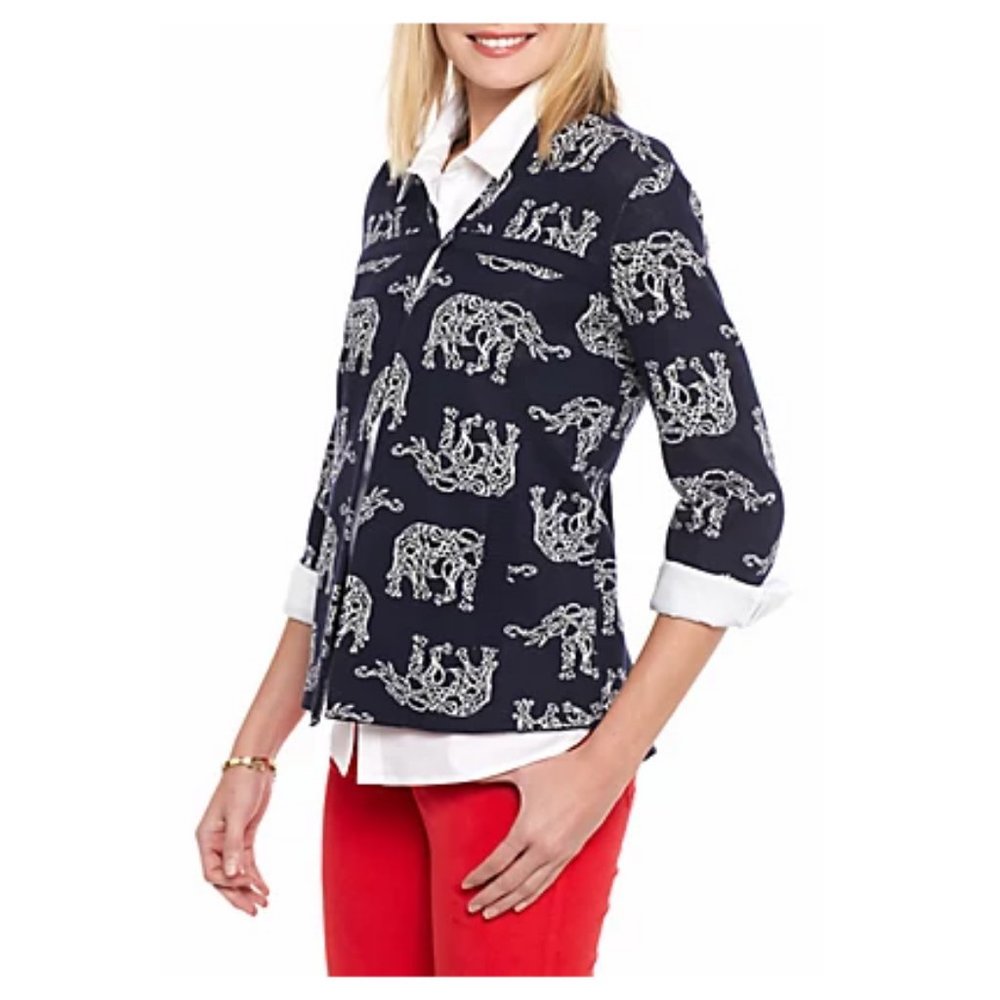 Crown & Ivy Elephant Cardigan - Picture 3 of 3